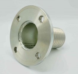 FLANGED HOSE TAIL - TABLE E ZINC PLATED