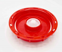 IBC 6" (155MM) Vent/Seal Red Cap