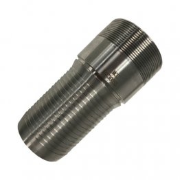 Threaded Stainless Steel 316 Crimp KC Nipple - BSP