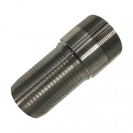 Threaded Stainless Steel 316 Crimp KC Nipple - NPT