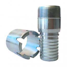 Male BSPT External Crimped Carbon Steel Stems