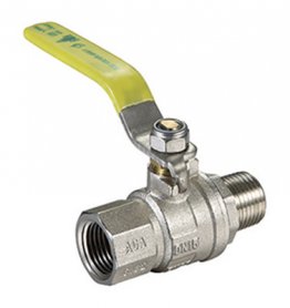 AGA Approved Brass Ball Valve M x F